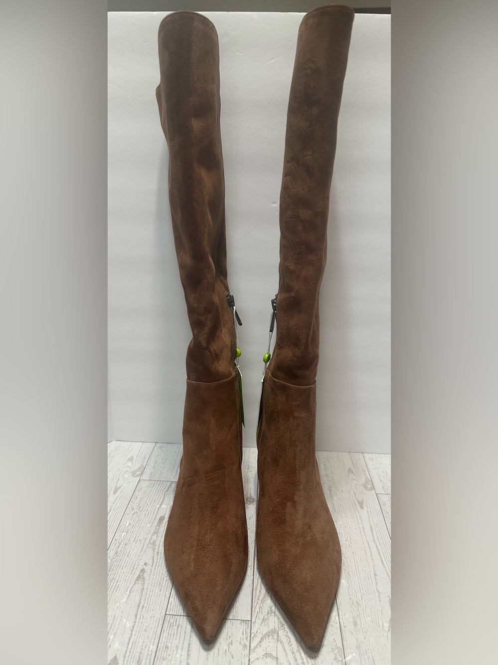 NWT- Sam Edelman Taylin Over-The-Knee Pointed Toe Boots, Dark Terra Toffee, Sz 5
